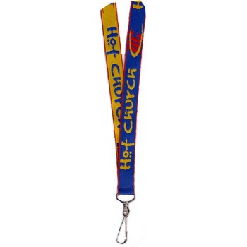 Woven 3 Color Satin Type 1" Lanyard - 1,000 pack